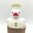 thumbnail image 1 of Cosplaying Duck Figure, Duck Creative Home Resin Ornament(chef duck), 1 of 3