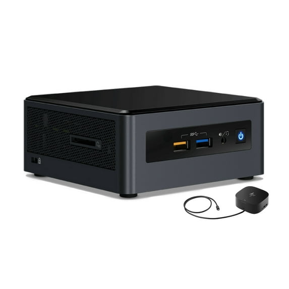 Intel NUC NUC8I3CYSN Home/Business Mini Desktop (Intel i3-8121U 2-Core, AMD Radeon 540, 4GB RAM, 128GB m.2 SATA SSD + 1TB HDD (2.5), Wifi, Win 11 Pro) with G2 Universal Dock