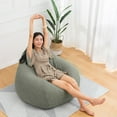 thumbnail image 5 of Bean Bag Chair Cover Only - Stuffed Animal Storage & Memory Foam Washable Bean Bag for Adults Kids Teens (31.5 - 35.4in), 5 of 5