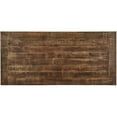 thumbnail image 4 of Weston Home Clayton Wood and Metal Writing Desk, Dark Brown, 4 of 4