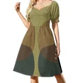 thumbnail image 3 of Vestido de verano de manga corta para mujer, estilo barco de cola larga en la playa de Railay. Vestidos de noche de lujo para mujer., 3 of 7