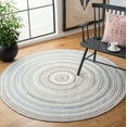 thumbnail image 2 of SAFAVIEH Cape Cod Linda Abstract Dots Polyester Area Rug, Ivory/Pink, 6' x 6' Round, 2 of 7