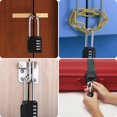 thumbnail image 2 of Combination Padlock, [2.6 inch Long Shackle] [3 Pack] Diyife 4 Digit Locker Lock Weatherproof Lock, 2 of 7