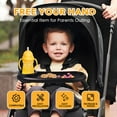 thumbnail image 6 of 3-in-1Stroller Snack Tray with Phone Holder and Cup Holder，Universal Stroller Tray Attachment, Non-Slip Grip Clip ，Prefet for Baby Toddler,Stroller Accessories, 6 of 9
