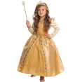 thumbnail image 1 of Vestido de gala dorado para niñas, disfraz de princesa, de Estados Unidos, 1 of 3