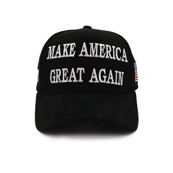 Trump MAGA Black Hat President 45-47 Baseball Cap Make America Great Again