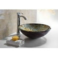 thumbnail image 2 of Tara Series Deco-Glass Vessel Sink in Arctic Blaze, 2 of 7