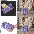 thumbnail image 3 of ZUXONGSY Butterfly Moon Cherry Blossom Galaxy Print PU Leather Crossbody Bag & Wallet Set for Women, Multi-Pocket Satchel with Adjustable Strap for Travel, Shopping & Work, 3 of 5