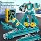 thumbnail image 2 of Juego de juguetes transformables con caja de almacenamiento, coches y camiones magnéticos, robot para niños, 2 of 7