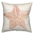thumbnail image 2 of Creative Products Starfish Watercolor Pink 18x18 Spun Poly Pillow, 2 of 3