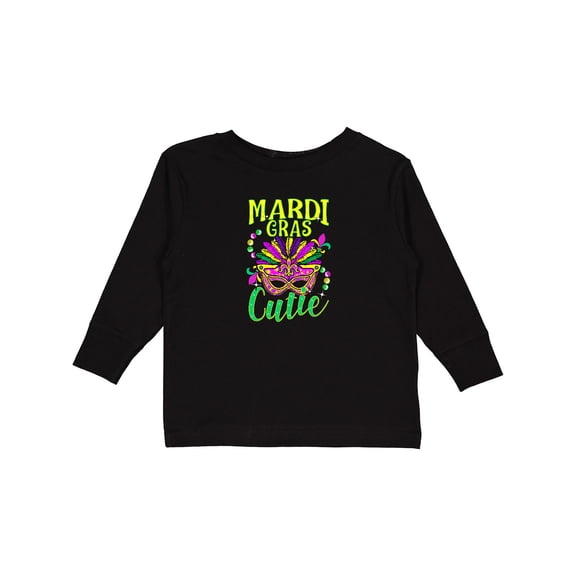 Inktastic Mardi Gras for Girls Girls Long Sleeve Toddler T-Shirt