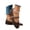 Coffee, variant on HXWCHs Women's Casual Low Heel On Shoes with Square toe and Retro Ankle Strap for Comfortable Everyday Walking 9 Black