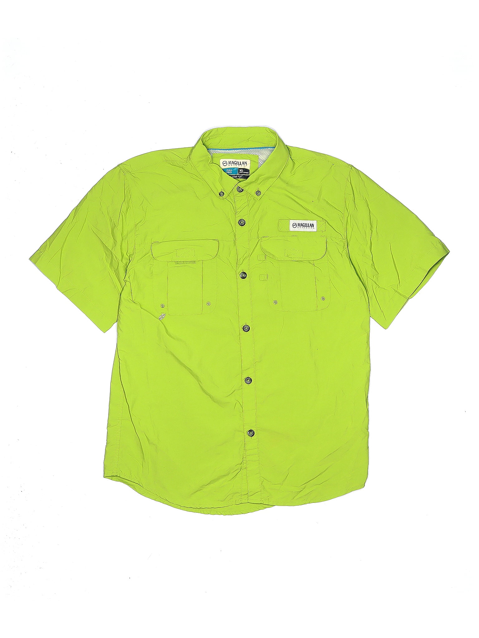 XL Youth Short Sleeve Button-Down Shirt 