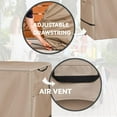 thumbnail image 4 of Wnanan Housse de Table de Four à Pizza - Housse Imperméable Robuste pour Table de Four à Pizza Compatible avec Chariot Utilitaire Extérieur de 51 Pouces et Armoire de Rangement Kaki, 4 of 5