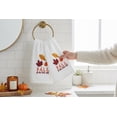 thumbnail image 4 of Serafina Home Decorative Fall Fingertip Towels: Plush Velour Cotton Embroidered Colorful Leaves Fall is in The Air, Set of 2, 4 of 9