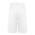thumbnail image 5 of GZWYHT Running Shorts Shorts for Women Womens Casual Solid Sport Zipper Waist Pants Shorts Elastic Waist Back Pockets Daily Shorts Lounge Pants Women Cotton Shorts White XXL, 5 of 5