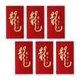 thumbnail image 5 of Tachiuwa 6Pcs Chinese Lunar New Year Red Envelopes Dragon Year Red Envelopes Gifts Wishes Hong Bao Red Packets for Graduation Festival B, 5 of 10