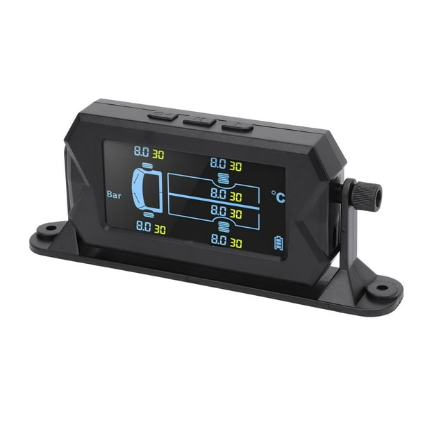 De Supervisión de Presión de Neumós Con Carga Solar Tpms RV, Monitor de Temperatura y Presión en tiempo real, 6 sensores, Remolque de Vije Camión