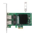 thumbnail image 1 of Carte Gigabit, I350T2M PCIE Double Port PC E Carte Réseau LAN Carte Valeur Imbattable, 1 of 7