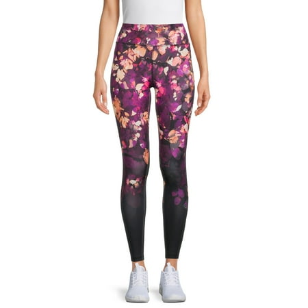 Jockey Essentials Women's Ombre Floral Chase Leggings