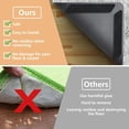 thumbnail image 3 of LOVEVER Rug Tape 12 Pcs Rug Pads Tape Stickers Double-Sided Reusable Washable Rug Stoppers to Prevent Sliding Carpet Corner to Hold Rugs in Place for Indoor Hardwood Tile, 3 of 7