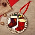 thumbnail image 4 of Personalizied Socks Christmas Tree Decor, Socks Sun Catcher, Socks Ornament, Socks Xmas Decorations, Stained Glass Ornament. L4iiiS (Socks 12), 4 of 5