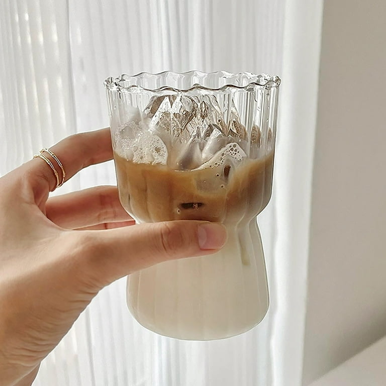 Glass Coffee Cups, Glass Straw Cup, Juice Glasses, Milk Glasses