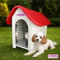 thumbnail image 4 of Casa Para Perro Q Perron Raza Chica Con Puerta Color Rojo, 4 of 9