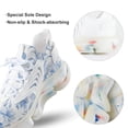 thumbnail image 7 of Chinoiserie Toile Blue Flowers And Birds Walking Shoes for Men Woman Lightweight Tennis Fashion Elastic Sports Shoes Cushion Basketball Shoes, 7 of 7