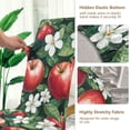 thumbnail image 5 of Yayeee 4 Pack Dining Chair Covers Stretch Parson Chairs Slipcovers Seat Protector, Red Apple Pattern, 5 of 6