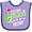 Lavender and Purple, variant on Inktastic Going Golfing with My Mom Kids Golf Boys or Girls Baby Bib
