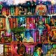 thumbnail image 1 of Cuadros Decorativos 5D bricolaje completo taladro diamante pintura fantasía libros punto de cruz bordado JShteea  Nuevos Originales, 1 of 6