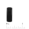 thumbnail image 4 of Men's Black Finish Tungsten Grooved Step Edge 9MM Wedding Band by Brilliance Fine Jewelry - Men's Ring, 4 of 5