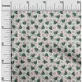 thumbnail image 2 of oneOone Polyester Spandex Dark Green Fabric Utensils Cup Craft Projects Decor Fabric Printed By The Yard 56 Inch Wide, 2 of 4