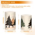 thumbnail image 6 of Yayeee Flameless Candles with Remote Flickering Battery Operated Multi Color Changing, Beige Christmas Trees, 6 of 7