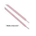 thumbnail image 3 of INSPIRE CHIC Reflective Shoelace Dual Color Checkered Woven Flat Shoelaces for Sneakers 2 Pairs Dusty Pink 100cm/39.4", 3 of 5