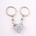 thumbnail image 1 of Cute Love Heart- Brick Keychain For Elements Key Ring Jewelry, 1 of 3