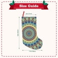 thumbnail image 3 of Lsque Round Mandala1 Pattern 18 Inch Christmas Stockings, Festive Holiday Stocking for Christmas Decorations Holiday Decor, 3 of 7