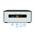 thumbnail image 3 of Reconditionné Intel NUC5i7RYH Mini Bureau, Intel Dual-Core i7-5557U jusqu'à 3.4GHz, 8 Go RAM, 512 Go SSD + 1 To HDD, MiniDP, MiniHDMI, Wi-Fi, Bluetooth, Windows 10 Pro, 3 of 6