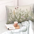 thumbnail image 2 of Sage Green Pillow Covers 12x20 Inch Set of 2, Spring Wildflower Plant Throw Pillows Case,Seasonal Floral Outdoor Decorative Flowers Farmhouse Decor Cushion Covers for Home Sofa Bed Couch, 2 of 6