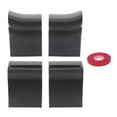 thumbnail image 2 of Inner 4 Pcs Inner Door Handle Panel Trim Carbon Fiber Style Fashionable Scratch Resistant Easy Installation, 2 of 7