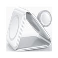 thumbnail image 3 of Almohadilla de carga inalámbrica para iPhone, plegable, compacta, 3 en 1, soporte de cargador inalámbrico, alfobrilla de estación de estación portátil inalámbrica para Iwatch/airpods/iphone, 3 of 3