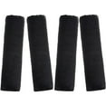 thumbnail image 2 of TVTUTPWY Soft Faux Fur Seatbelt Covers, Plush Car Accessories for Comfortable Driving, 4 Pack Seat Belt Shoulder Strap Cover Pad for Car and Bag (Black), 2 of 6