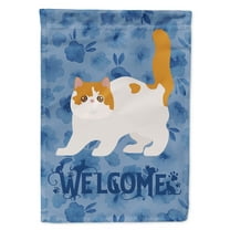 Carolines Treasures CK4889GF Exotic Shorthair 4 Cat Welcome Flag Garden Size Small multicolor