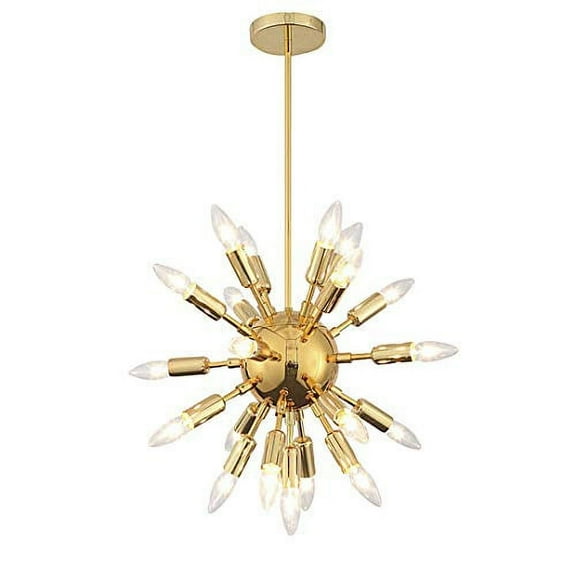 Brass Sputnik Chandeliers Hanging/Ceiling Lights for Living Room, Home