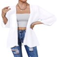 thumbnail image 3 of Women‘s Sheer Chiffon Jacket Casual Cover Up Tops Lightweight Beach Cardigans Blouse Shawl, 3 of 6