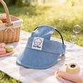 thumbnail image 5 of NWOKYZGH Pet Baseball Cap, Hat, Sun Cap with Ear Holes, Adjustable Puppy Outdoor Sun Hat, 5 of 9