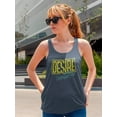thumbnail image 2 of Desire Of Self Destruction Racerback Tank Women -Image by Shutterstock, Female x-Small, 2 of 4