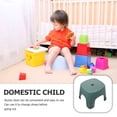 thumbnail image 4 of icolorfuled Foot Stool Plastic Step Stool Bathroom Stepping Foot Stool Toilet Step Stool, 4 of 7