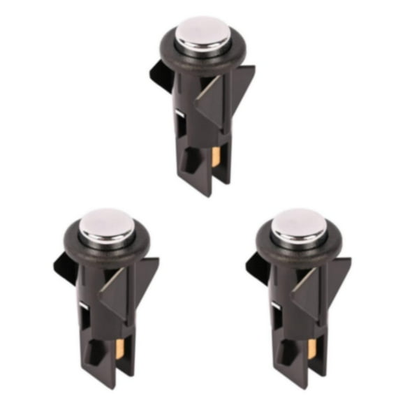 Maytalsory 1/2/3/5 Interrupteur de Déverrouillage de Porte de Carburant Durable pour un Accès Pratique à l'Automobile Noir 3PCS